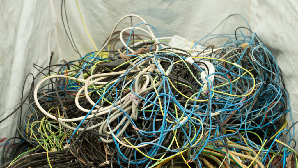 Reciclaje de cables 